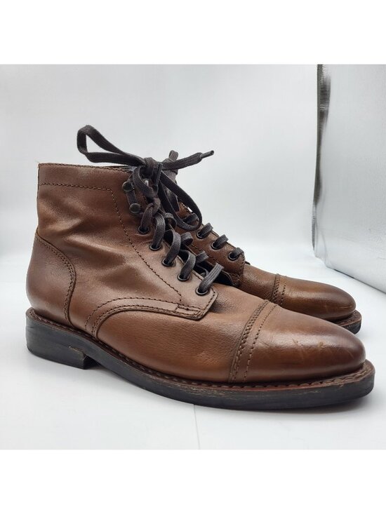 Thursday Boot Co. Captain Everyday Ankle Brandy Brown Leather Cap Toe Men 7 main image 8